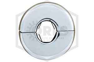 Pipe Wall Plate | Metal | Chrome | 1/2 in. IPS | 1 in. Inner Diameter | Side
