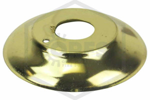 One Piece Escutcheon | 1/2 in. Height | Brass | 1/2 in. Sprinkler | Hero