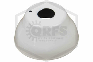 One Piece Escutcheon | 1-1/2 in. Height | White | 1/2 in. Sprinkler | Hero