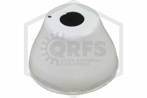 One Piece Escutcheon | 2 in. Height | White | 1/2 in. Sprinkler | Hero