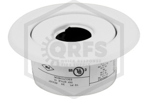 Tyco® Style 10 Escutcheon | White | 1/2 in. Sprinkler | QRFS | Hero