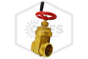 Straight Pattern Gate Valve | 2-1/2 in. | FNPT x MNST | Cast Brass | 300 PSI