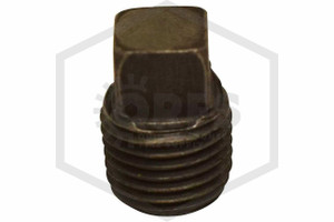 Black Iron Fitting | Square Head Plug | 1/4 in. NPT | Iron | QRFS™ | Hero