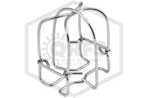Non-Recessed Sprinkler Head Guard | Upright/Pendent/Sidewall | Chrome | QRFS™ | Hero