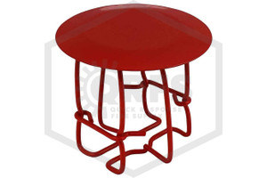 Non-Recessed Sprinkler Head Guard with Baffle | Upright/Pendent/Sidewall | Red | QRFS™ | Hero