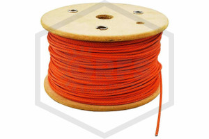 Loos Seismic Bracing Cable | 770 lb. Load (Orange) | 250 ft. Spool