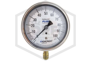 Ashcroft™ 1009AW Air/Water Pressure Gauge | Dry - PLUS | 3-1/2 in. | QRFS™ | Hero