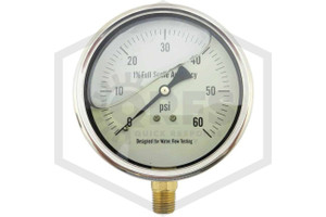 Water Pressure Gauge | Liquid | 3-1/2 in. | QRFS™ | Hero