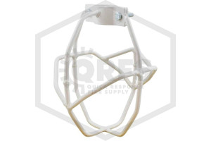 Heavy Duty Head Guard | Vertical Mount | White | Hero Image | QRFS™