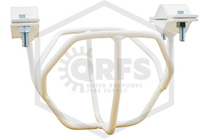 Heavy Duty Head Guard | Horizontal Mount | White | Hero Image | QRFS™