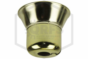 Retrofit Adjustable Escutcheon | Split Cup with Skirt A | Brass | 1/2 in. Sprinkler | Hero