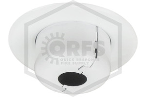 Retrofit Adjustable Escutcheon | Split Cup with Skirt B | White | 1/2 in. Sprinkler | Hero