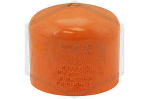 Spears FlameGuard™ CPVC Cap 1-1/2 in. Hero Image | QRFS™