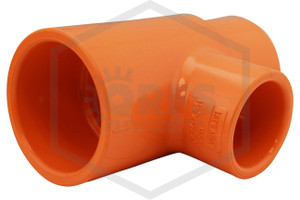 Spears FlameGuard™ CPVC Reducing Tee 1-1/2 in. x 1-1/4 in. x 1 in. Hero Image | QRFS™