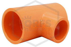 Spears FlameGuard™ CPVC Reducing Tee 1-1/2 in. x 1-1/2 in. x 1 in. Hero Image | QRFS™