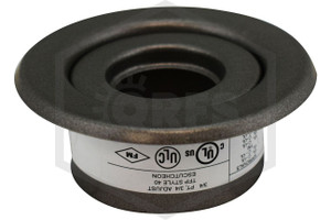 Tyco™ Style 40 Escutcheon | Grey Aluminum | 3/4 in. Sprinkler | QRFS™ | Hero