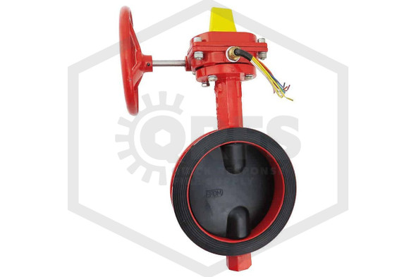 Butterfly Valve with Tamper Switch | 8 in. | Wafer | 300 PSI | QRFS | Hero Image