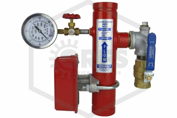 Grooved Commercial Riser with Ball Valve | 2-1/2 in.