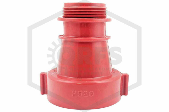 Lexan Nozzle Adapter | 2-1/2 in. F NH x 1-1/2 in. M NPT