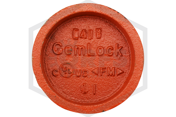 GemLock Grooved End Cap 2-1/2 in. | Style 150 | Markings 1