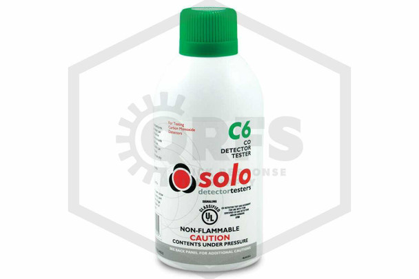 Solo C6 Non-Flammable Aerosol CO Detector Tester | 10 oz Can