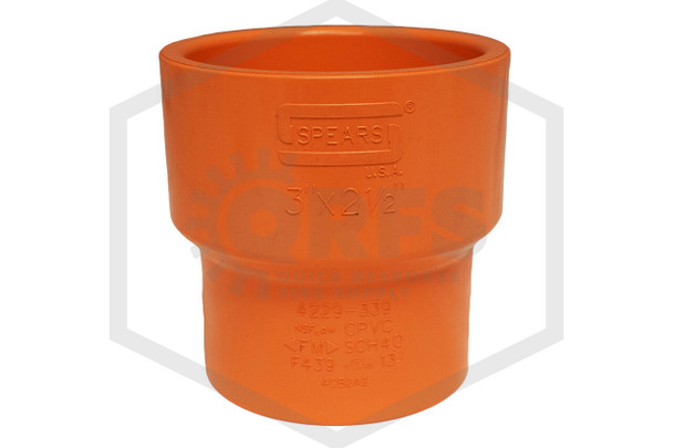 CPVC Reducer Coupling 3 in. x 2-1/2 in. | Spears® FlameGuard® | 4229-339 | QRFS | Hero