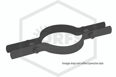 Riser Clamp | 10 in. Pipe | Black | 2500 lbs. Max Load