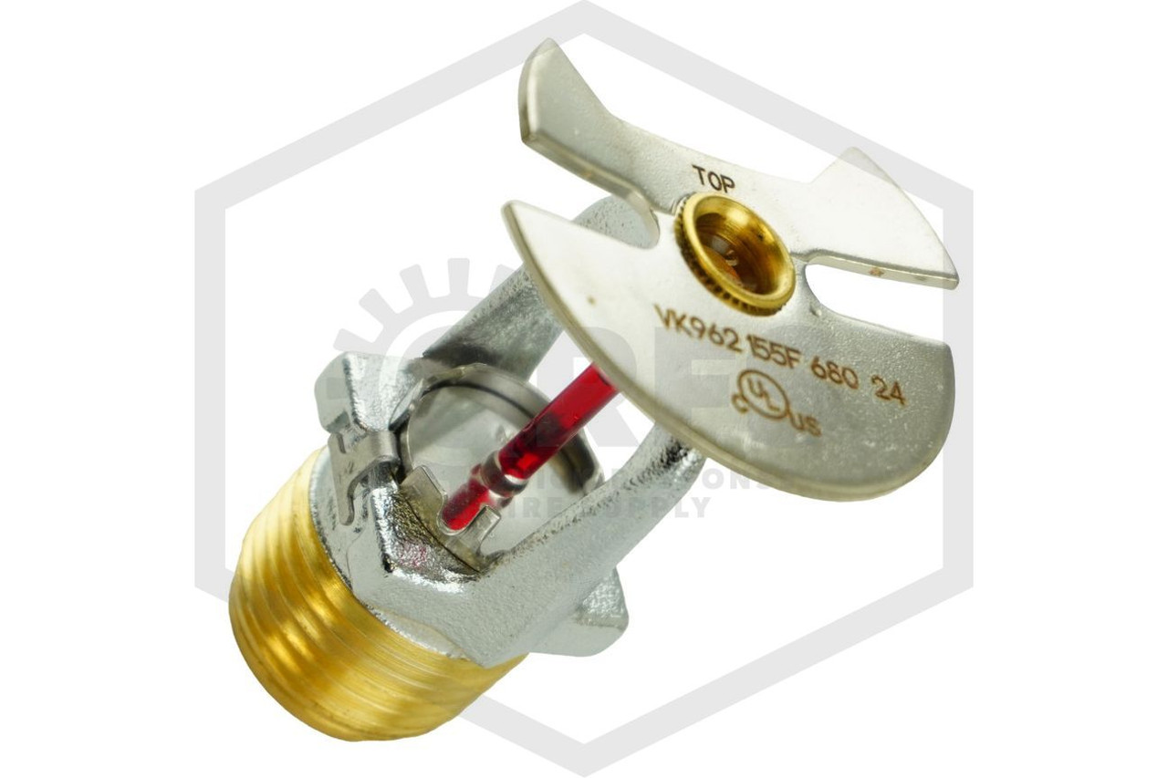 Viking™ VK962 Horizontal Sidewall Window Sprinkler | QR | 5.6K | Chrome | 155F | 1/2 in. NPT | 23834FB