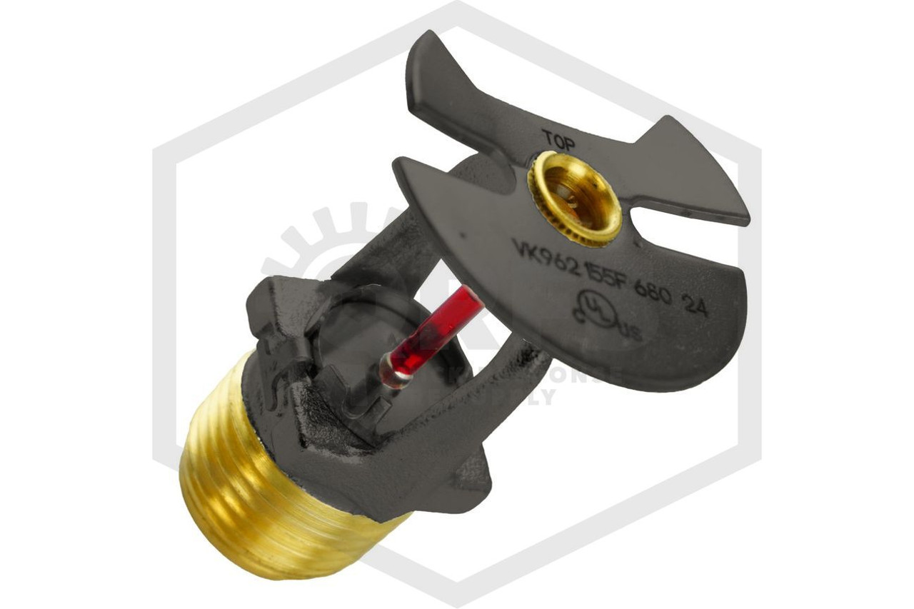 Viking™ VK962 Horizontal Sidewall Window Sprinkler | QR | 5.6K | Black | 155F | 1/2 in. NPT | 23834MB/B
