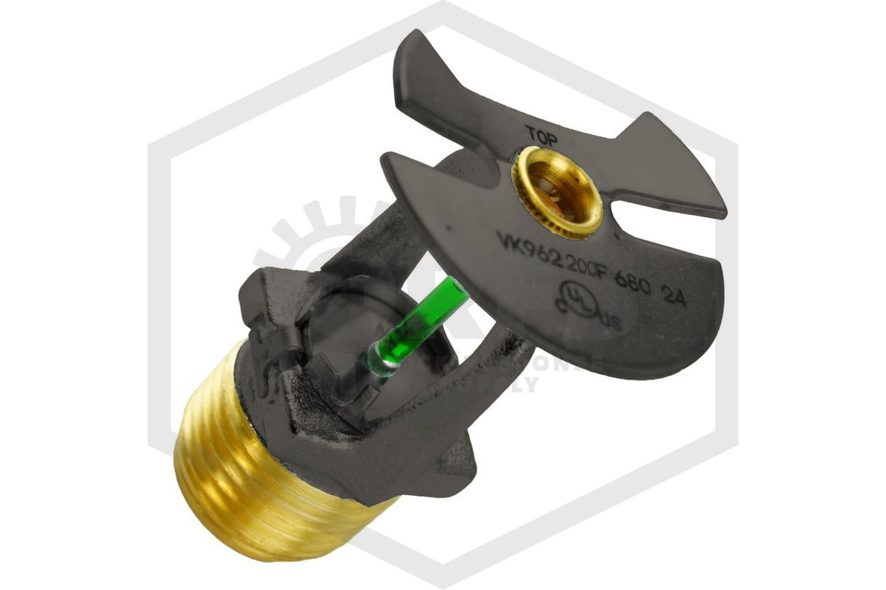 Viking™ VK962 Horizontal Sidewall Window Sprinkler | QR | 5.6K | Black | 200F | 1/2 in. NPT | 23834ME/B