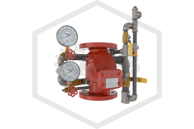 ポストペット　ビッグエアースウィング Viking™ Loose Trim J-1 Alarm Check Valve | Vertical | Flange x