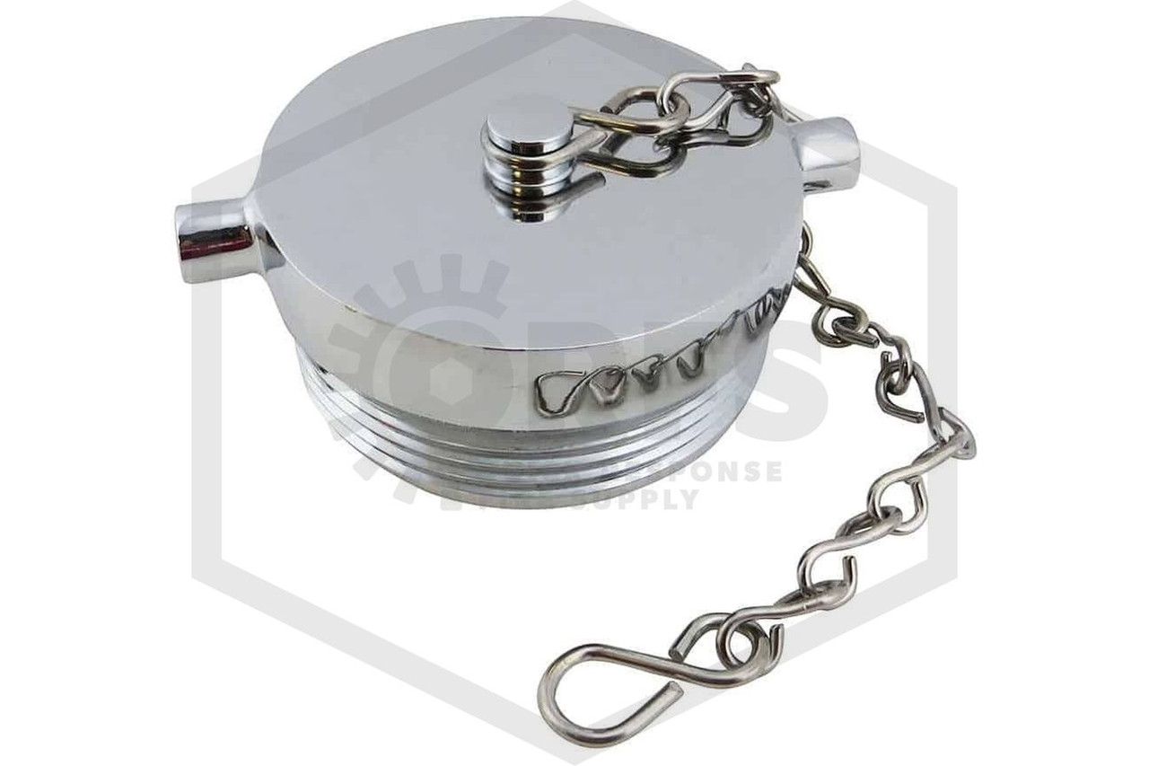 Aluminum Plug and Chain | 2-1/2 in. NST | Polished Chrome