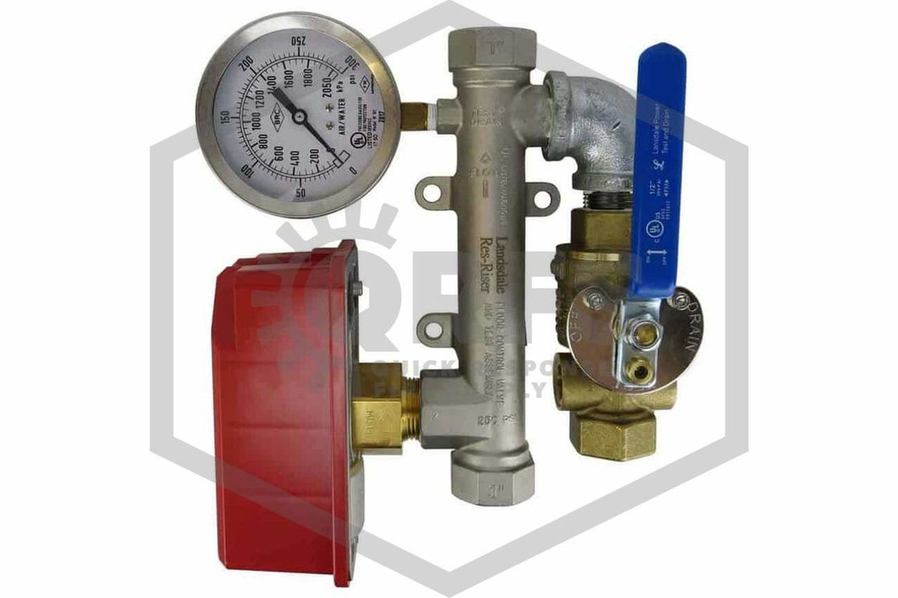 Pre-Assembled Riser | 1-1/4 in. | Residential | Threaded w/ Test & Drain
