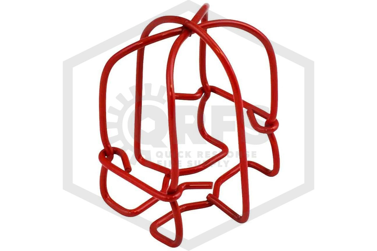 Non-Recessed Sprinkler Head Guard | Upright/Pendent/Sidewall | Red