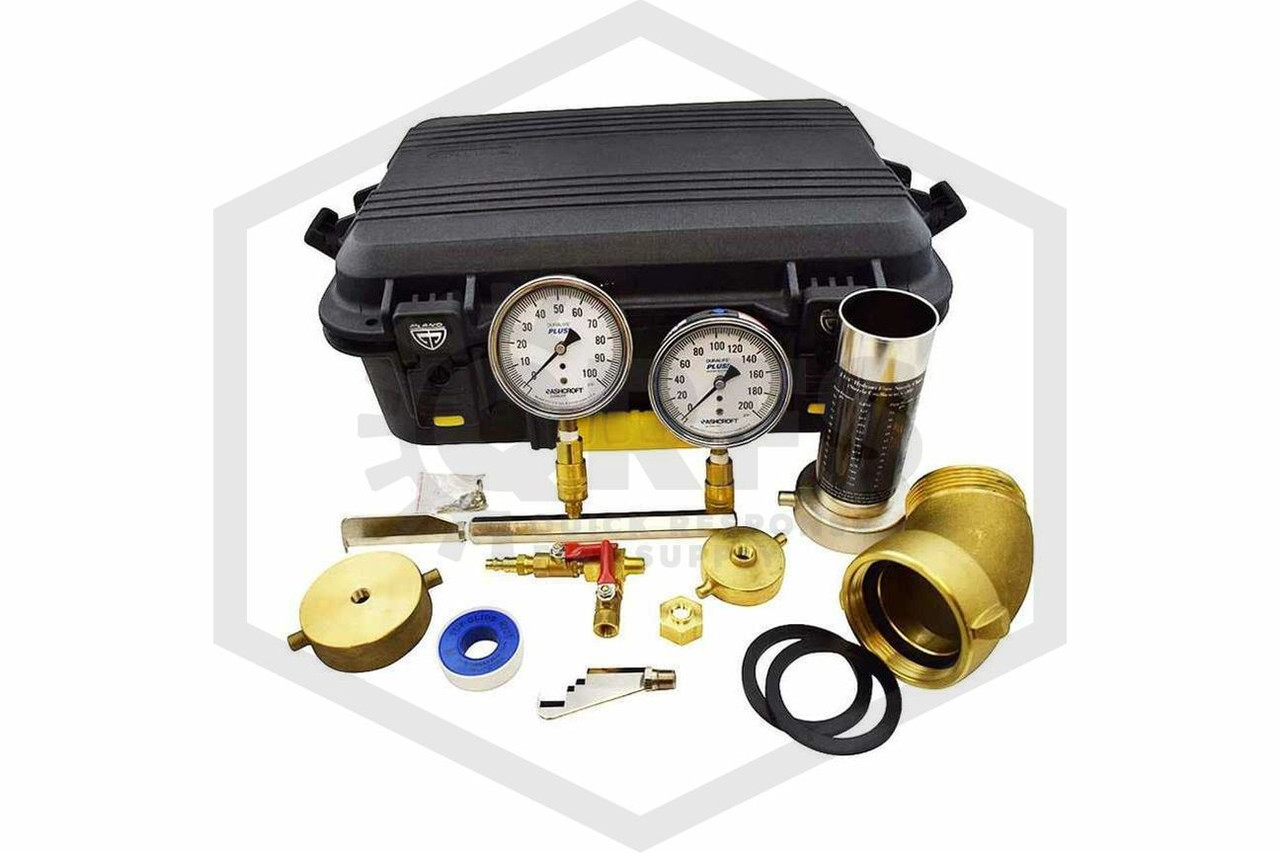 Deluxe Flow Test Kit 807 | 14 Total Pieces | NIST Gauges with Range Options!
