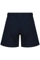 Navy blue men's sports shorts with an elastic waistband and no visible branding.