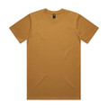A mustard-coloured Classic Tee t-shirt featuring a crew neck and short sleeves, with a logo on the neckline.