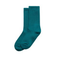 Teal-coloured Relax Socks in a set of two pairs. Suitable for casual footwear. Includes branding.