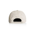 A white nylon cap featuring an adjustable strap at the back and a discreet logo.