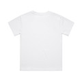 A white children's classic tee with a simple design. The shirt has short sleeves and a casual fit.