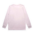 A light pink long-sleeve t-shirt with a plain back and no visible logos or branding.
