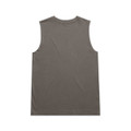 A sleeveless tank top in a faded olive green colour, featuring a plain back and a simple design.