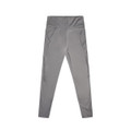 Active leggings in a sleek grey colour, featuring a high waistband and a smooth finish. Includes a logo detail.