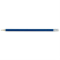 A HB pencil with a blue outer casing and a standard sharpened tip.