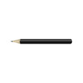 A black HB Mini Pencil, featuring a hexagonal wooden body and a sharpened graphite tip.