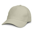 A light green cap with a curved brim and a logo on the front.