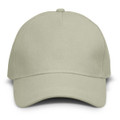 A light green cap with a curved brim and an adjustable strap at the back. The cap features a logo.