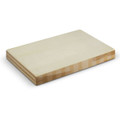 A wooden pentomino puzzle in natural wood tones, featuring interlocking pieces in various shapes.