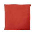 A red Metro Recycled PET bag with a smooth texture and a logo on one side.
