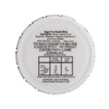 A mint tin with a white lid containing sugar-free breath mints. The bottom includes nutritional information and ingredients.